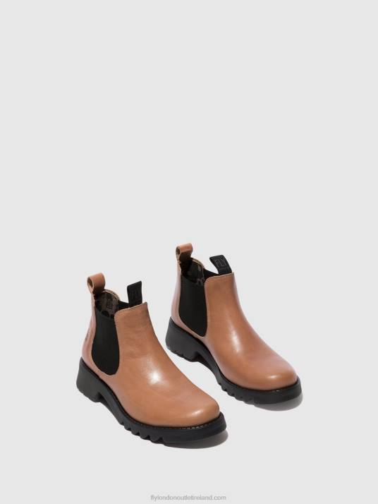 Chelsea Ankle Boots RIKA894 Women V00W121 ROSE (BLACK SOLE) Fly London