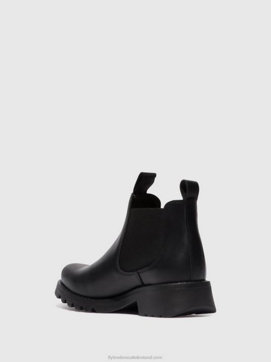 Chelsea Ankle Boots RIKA894 Women V00W124 BLACK (ALL BLACK) Fly London