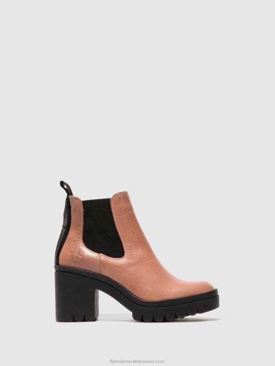 Chelsea Ankle Boots TOPE520 Women V00W213 RUG ROSE Fly London
