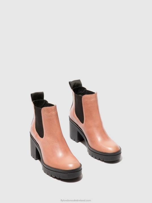 Chelsea Ankle Boots TOPE520 Women V00W213 RUG ROSE Fly London