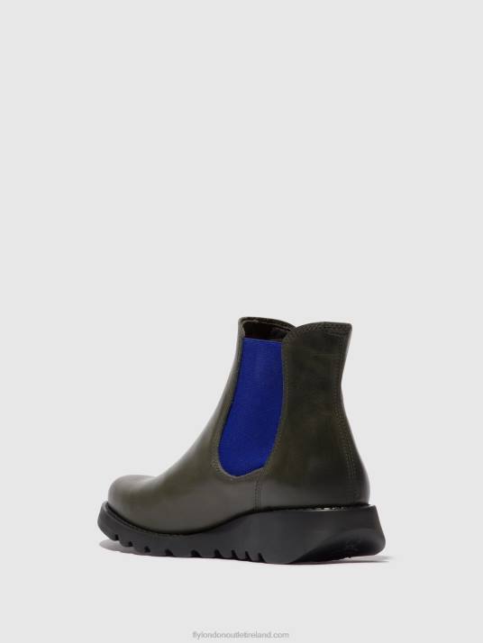Chelsea Ankle Boots Women V00W118 SALV DIESEL (BLUE ELASTIC) Fly London