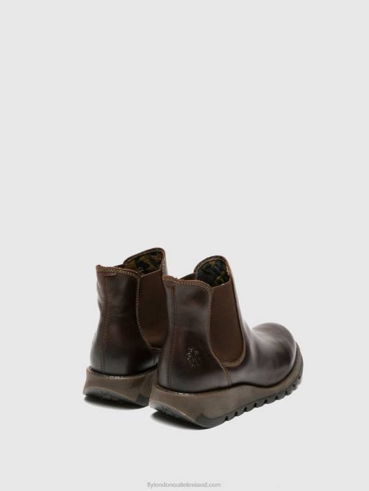 Chelsea Ankle Boots Women V00W272 SALV DARK BROWN Fly London