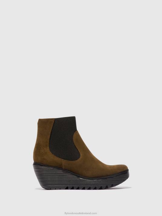 Chelsea Ankle Boots YADE398 Women V00W116 SLUDGE Fly London