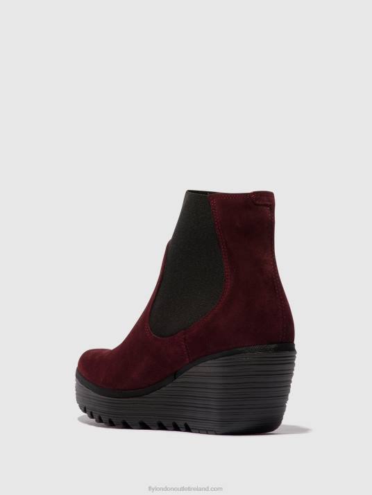Chelsea Ankle Boots YADE398 Women V00W1 OIL SUEDE WINE Fly London