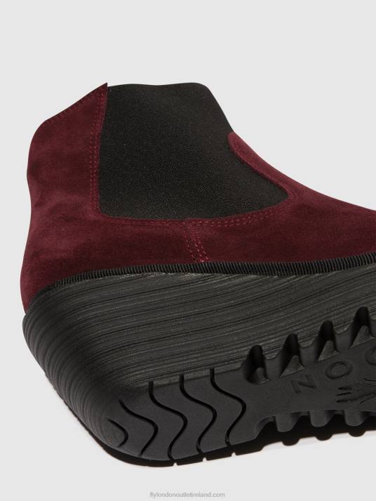 Chelsea Ankle Boots YADE398 Women V00W1 OIL SUEDE WINE Fly London