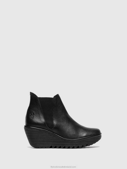 Chelsea Ankle Boots YOSS Women V00W281 BLACK Fly London