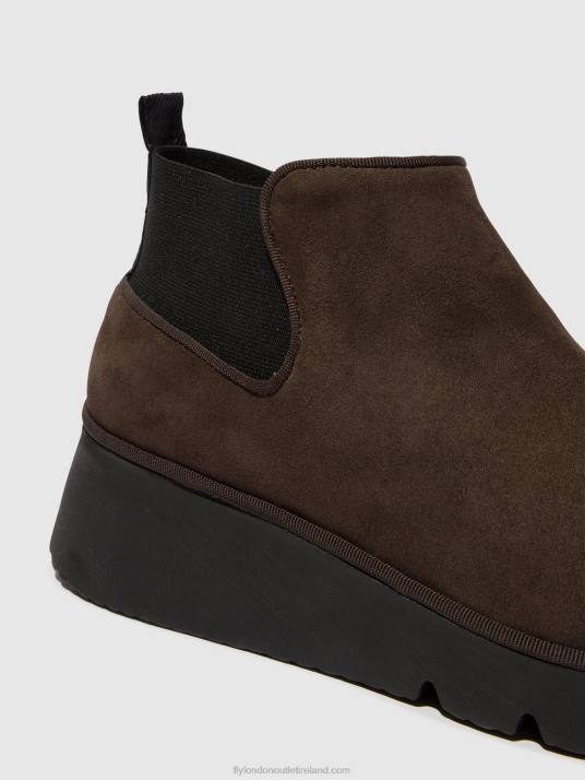 Elasticated Ankle Boots PADA403 Women V00W112 DK. TAUPE Fly London