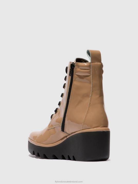 Lace-up Ankle Boots BIAZ329 Women V00W109 CAPUCCINO Fly London