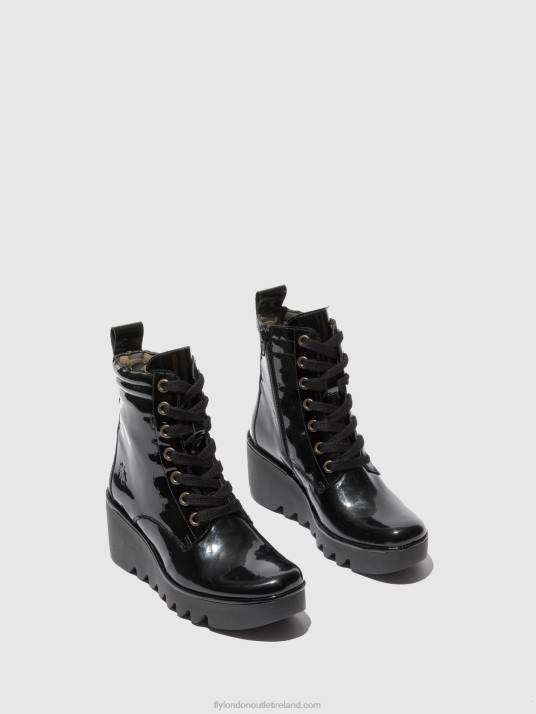 Lace-up Ankle Boots BIAZ329 Women V00W210 ATLANTIS BLACK Fly London