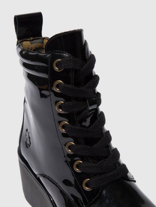 Lace-up Ankle Boots BIAZ329 Women V00W210 ATLANTIS BLACK Fly London