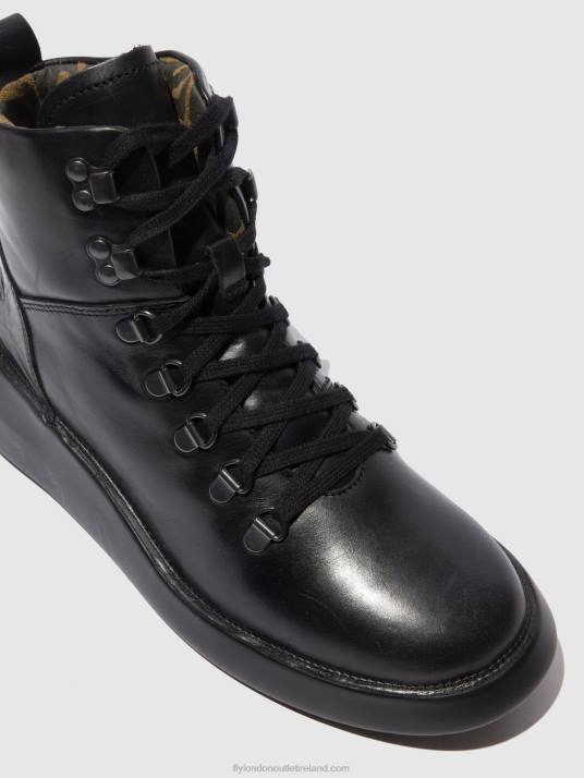 Lace-up Ankle Boots BIKA501 Women V00W205 RUG BLACK Fly London