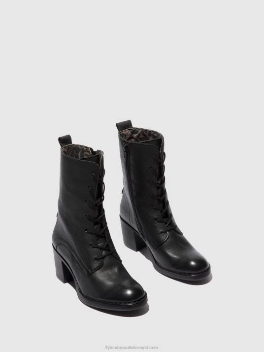 Lace-up Ankle Boots BLYA070 Women V00W208 VERONA BLACK Fly London