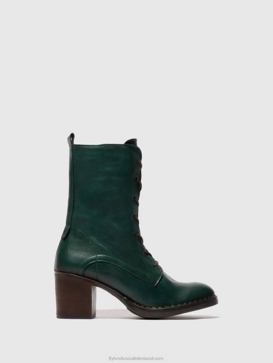 Lace-up Ankle Boots BLYA070 Women V00W209 VERONA GREEN FOREST Fly London