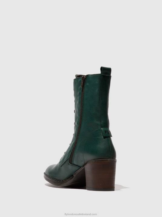 Lace-up Ankle Boots BLYA070 Women V00W209 VERONA GREEN FOREST Fly London