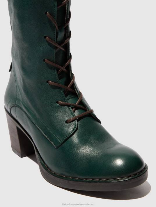 Lace-up Ankle Boots BLYA070 Women V00W209 VERONA GREEN FOREST Fly London