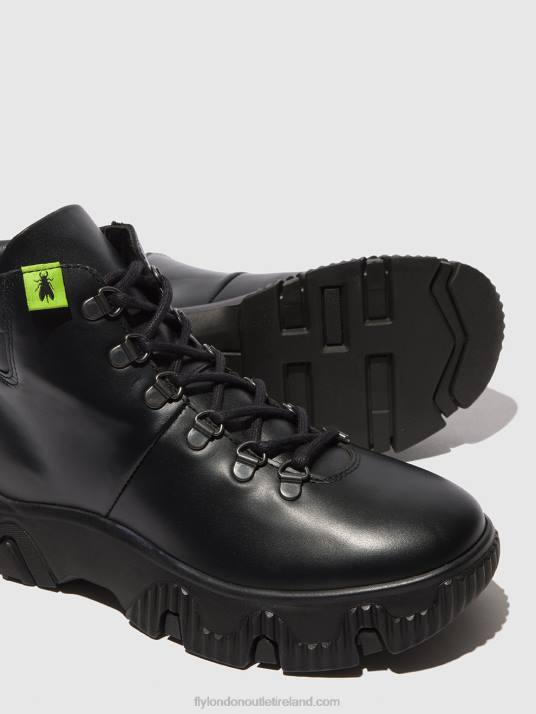 Lace-up Ankle Boots FIGA887 Women V00W166 TUNDER BLACK Fly London