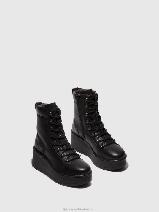 Lace-up Ankle Boots HAND247 Women V00W102 BLACK Fly London