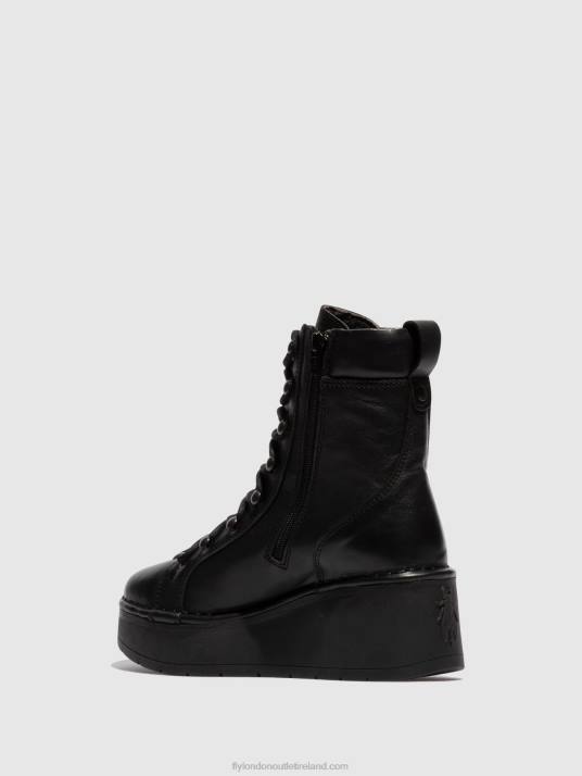 Lace-up Ankle Boots HAND247 Women V00W102 BLACK Fly London