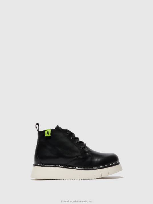 Lace-up Ankle Boots IDDA244 Women V00W167 TUNDER BLACK Fly London