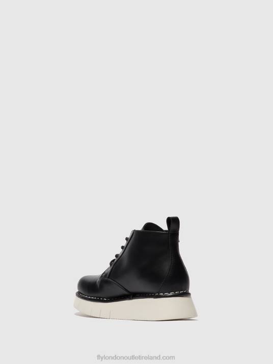 Lace-up Ankle Boots IDDA244 Women V00W167 TUNDER BLACK Fly London
