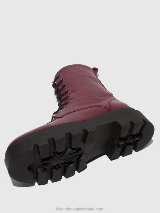 Lace-up Ankle Boots JAYE878 Women V00W97 WINE Fly London