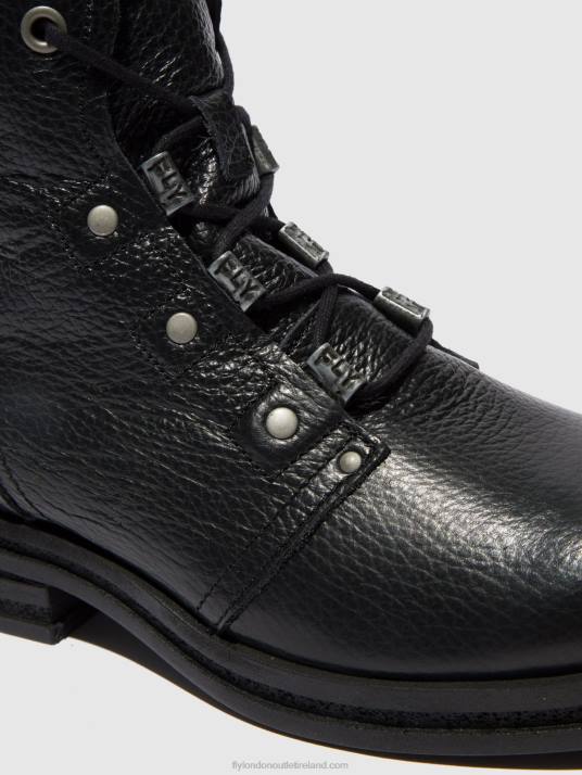 Lace-up Ankle Boots KNOT792 Women V00W198 RIO BLACK Fly London
