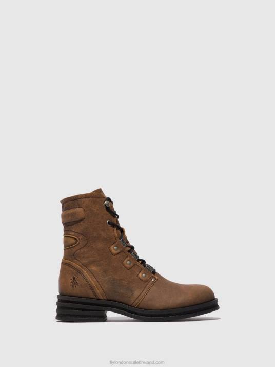 Lace-up Ankle Boots KNOT792 Women V00W98 BROWN Fly London