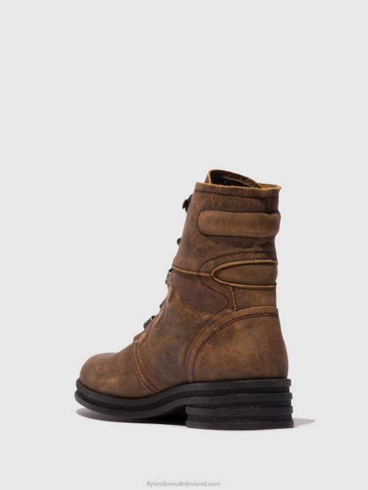 Lace-up Ankle Boots KNOT792 Women V00W98 BROWN Fly London