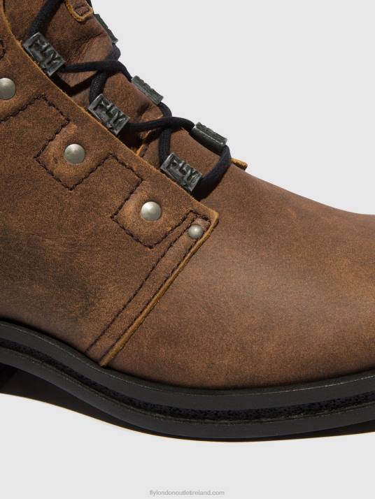 Lace-up Ankle Boots KNOT792 Women V00W98 BROWN Fly London