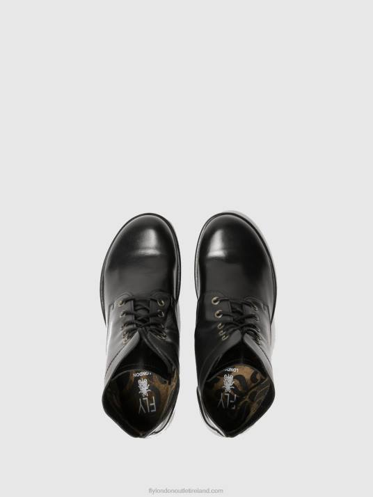 Lace-up Ankle Boots MESU780 Women V00W268 BLACK Fly London