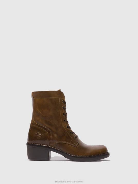 Lace-up Ankle Boots MILU044 Women V00W194 RUG CAMEL Fly London