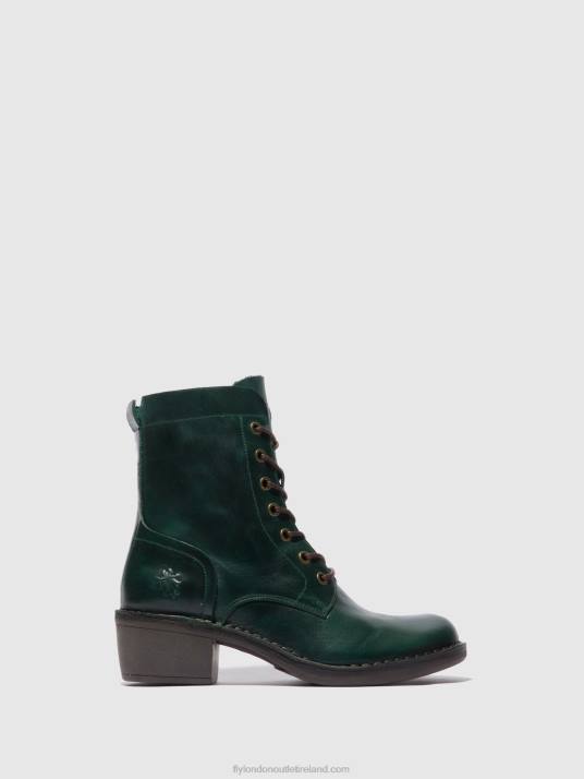 Lace-up Ankle Boots MILU044 Women V00W195 RUG PETROL Fly London