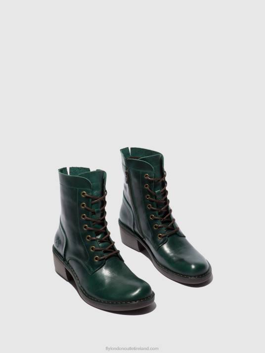 Lace-up Ankle Boots MILU044 Women V00W195 RUG PETROL Fly London