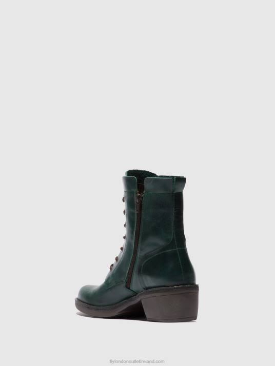 Lace-up Ankle Boots MILU044 Women V00W195 RUG PETROL Fly London