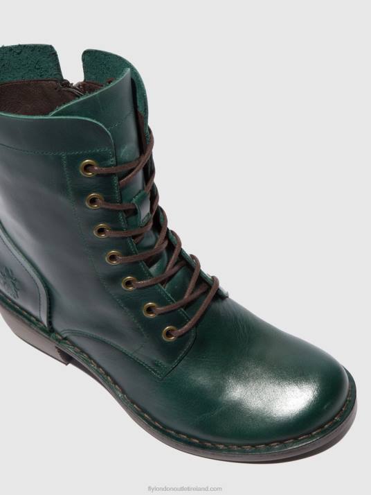 Lace-up Ankle Boots MILU044 Women V00W195 RUG PETROL Fly London