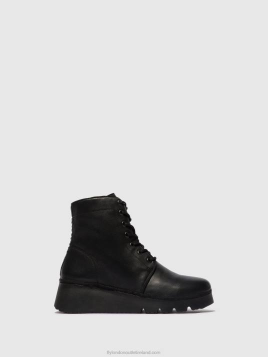 Lace-up Ankle Boots PALL404 Women V00W11 BLACK Fly London