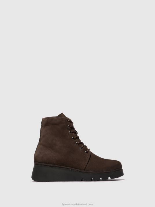 Lace-up Ankle Boots PALL404 Women V00W94 DK. TAUPE Fly London