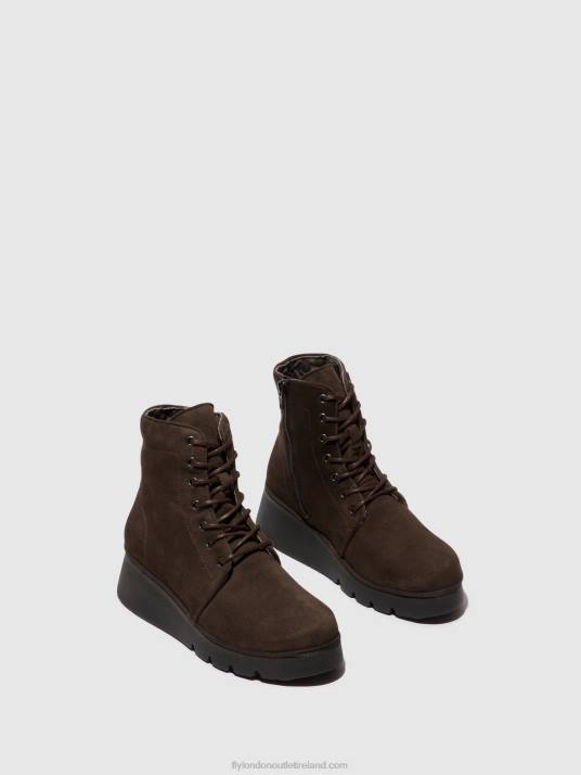 Lace-up Ankle Boots PALL404 Women V00W94 DK. TAUPE Fly London
