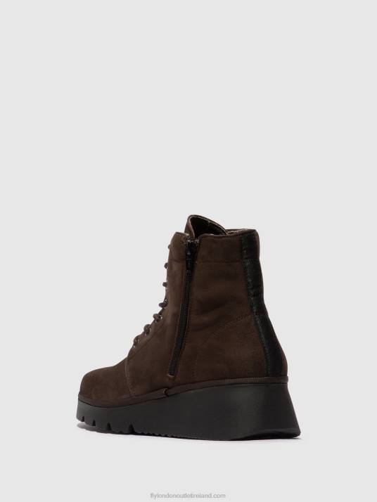 Lace-up Ankle Boots PALL404 Women V00W94 DK. TAUPE Fly London