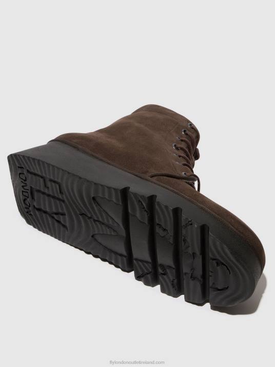 Lace-up Ankle Boots PALL404 Women V00W94 DK. TAUPE Fly London