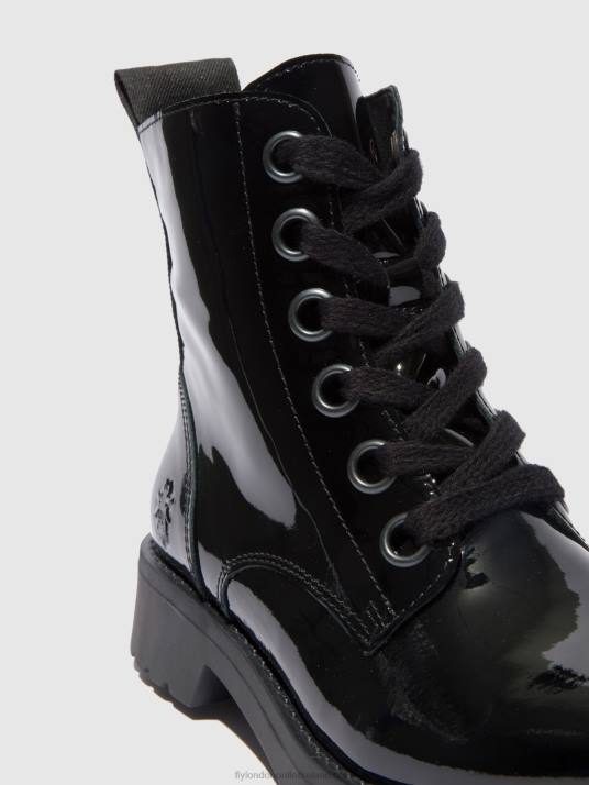 Lace-up Ankle Boots RAGI539 Women V00W175 ATLANTIS BLACK (BLACK SOLE) Fly London