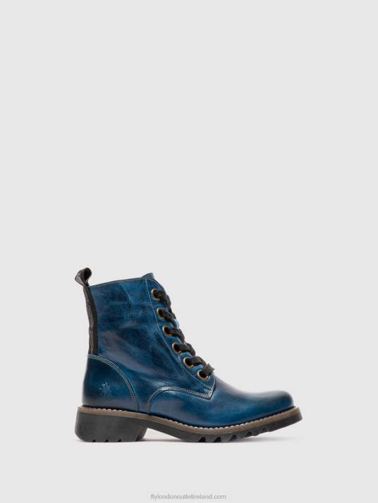 Lace-up Ankle Boots RAGI539 Women V00W193 RUG ROYAL BLUE Fly London