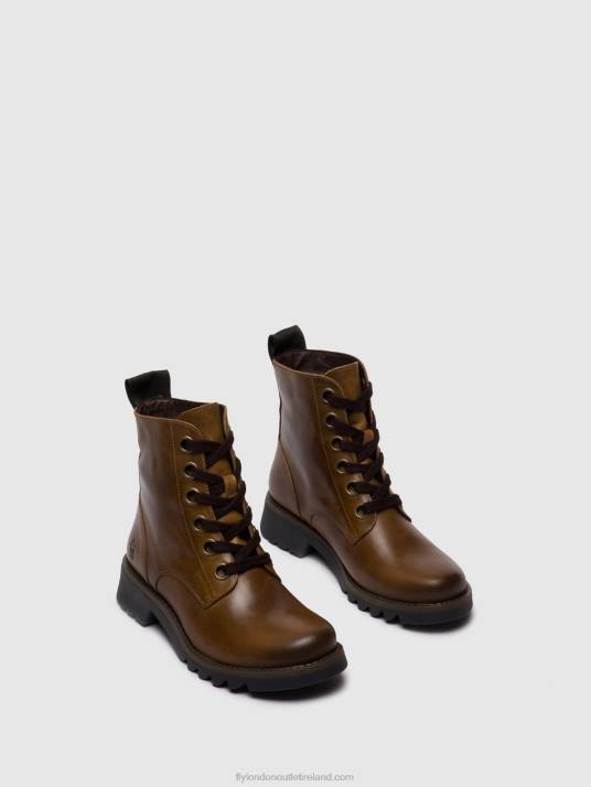 Lace-up Ankle Boots RAGI539 Women V00W251 RUG CAMEL Fly London