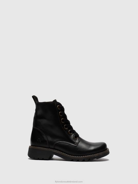 Lace-up Ankle Boots RAGI539 Women V00W283 BLACK Fly London