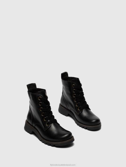 Lace-up Ankle Boots RAGI539 Women V00W283 BLACK Fly London