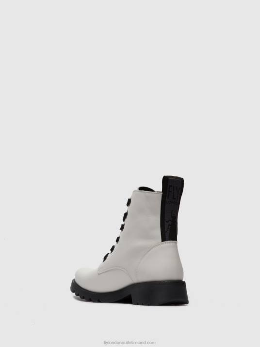 Lace-up Ankle Boots RAGI539 Women V00W286 RUG OFFWHITE Fly London