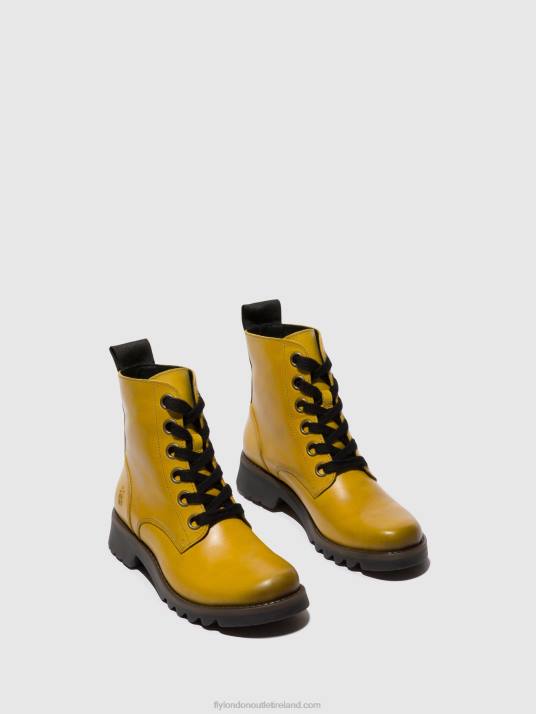 Lace-up Ankle Boots RAGI539 Women V00W96 MUSTARD Fly London