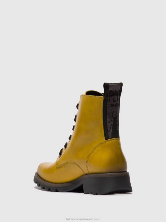 Lace-up Ankle Boots RAGI539 Women V00W96 MUSTARD Fly London