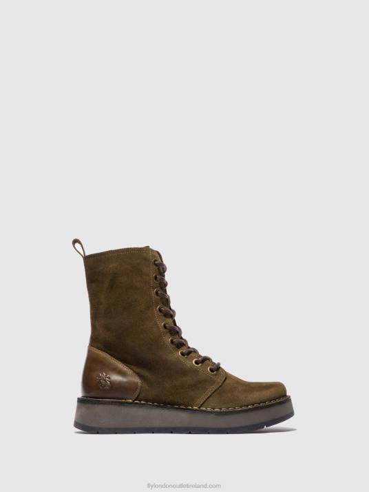 Lace-up Ankle Boots RAMI043 Women V00W176 OILSUEDE/RUG SLUDGE/OLIVE Fly London