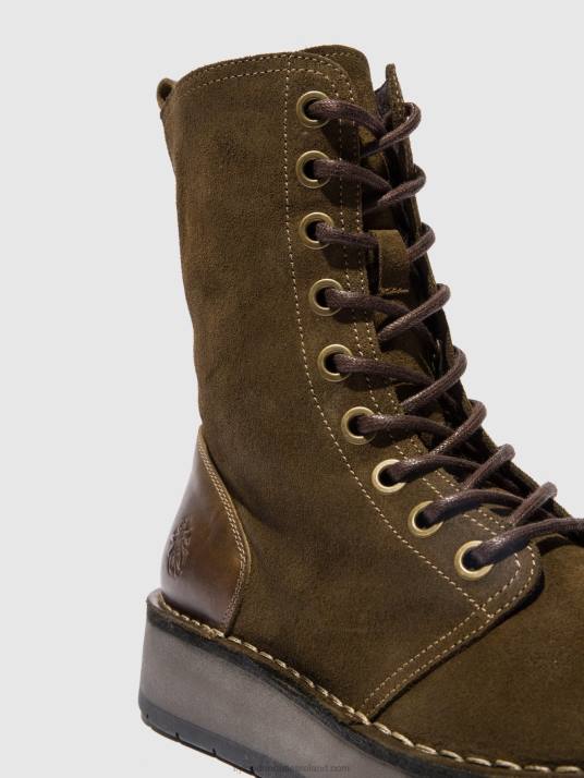 Lace-up Ankle Boots RAMI043 Women V00W176 OILSUEDE/RUG SLUDGE/OLIVE Fly London